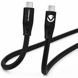 Volkano Slim series Type-C to Type-C cable, black, 1.2m