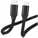 Volkano Slim series Type-C to Type-C cable, black, 1.2m