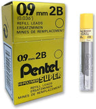 PENTEL Hi-Polymer Refill Leads 12 Per Tube 50-9 0.9mm