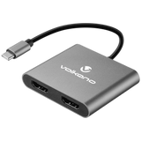 Volkano Expand Series USB-C to Dual 4K HDMI Adaptor