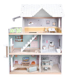 Zookabee - 3 Storey Wooden Doll House - Furnished