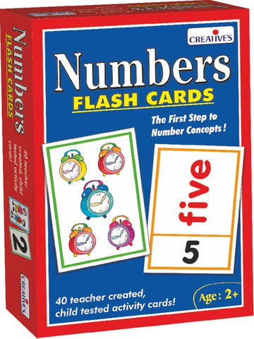 Creatives - Flash Cards Numbers (English & Afrikaans)