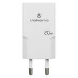 Volkano Mighty Series 20w Dual USB-A & USB-C GaN Wall Charger