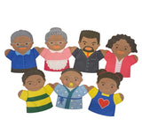 African Family Hand Puppets Set (7 Pieces)