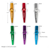 Metal Kazoo Music Instrument Set of 6 Piece