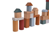 Zookabee - Wooden Blocks with Shape Sorter Lid (50 pieces)
