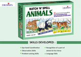 Creatives - Match And Spell Animals (12 Puzzles)