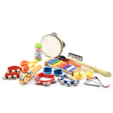 8" 20cm Classic Wooden Tambourine Music Instrument - Each