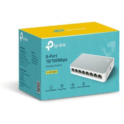 TP-Link TL-SF1008D 8-Port 10/100Mbps Desktop Switch