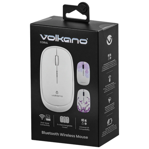 Volkano Coral series Bluetooth Wireless Mouse - White