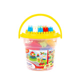 Polesie - Building Blocks Set with Car and Train (68 Pieces)