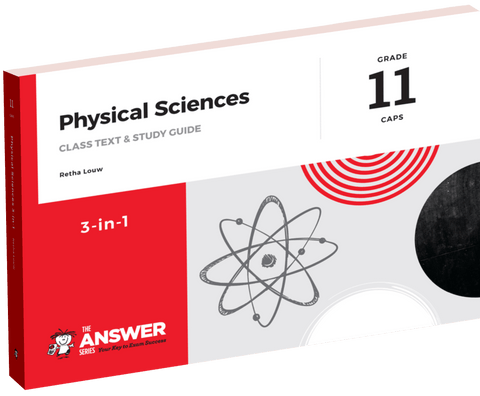 The Answer Series: Grade 11 Physical Sciences 3-in-1 CAPS - 3 Year License (e-book)
