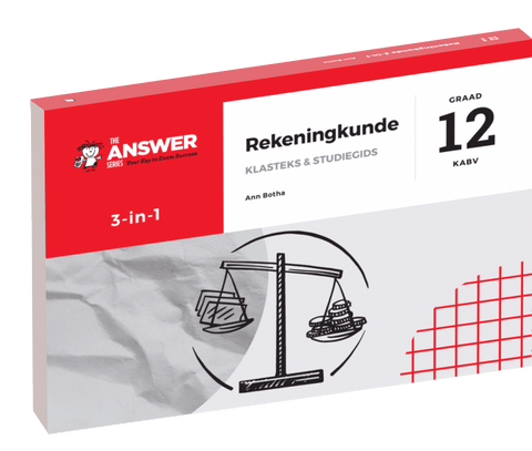 The Answer Series Graad 12 Rekeningkunde 3-in-1 KABV 3 Year License (e-book)