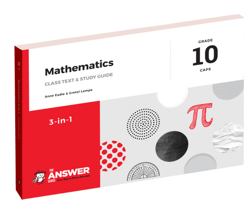 The Answer Series: Grade 10 Mathematics 3-in-1 CAPS - 3 Year License (e-book)