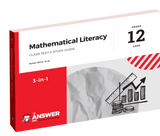The Answer Series: Grade 12 Maths Literacy 3-in-1 CAPS