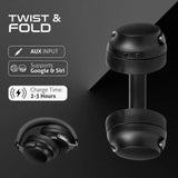 Amplify Fusion Series V3.0 Bluetooth Headphones - Black