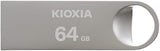 Kioxia 64GB Metal USB 2.0 Flash Drive for High-Speed Data Storage, Works with Windows and Mac