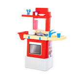 Polesie - Infinity Red Toy Kitchen Playset with Microwave