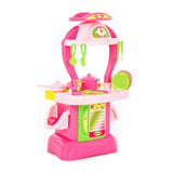 Polesie - Big Pink Toy Kitchen Playset