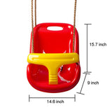 PLAYFREE - Toddler Tree Swing Seat With Rope