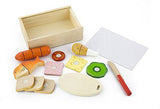 Viga Wooden Lunch Box Play Food 17Pc