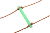 PLAYFREE - 6 Step & Swing Climbing Ladder With Metal Hooks