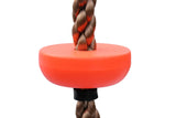 PLAYFREE - 30cm Red Disc Swing With Colourful Climbing Platforms