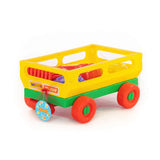 Polesie - Pull Along Wagon for Beach Sand and Water Play (6 Piece)