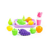 Polesie - Pretend Food Playset on tray 21 Piece