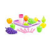 Polesie - Pretend Food Playset on tray 21 Piece