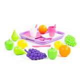 Polesie - Pretend Food Playset on tray 21 Piece