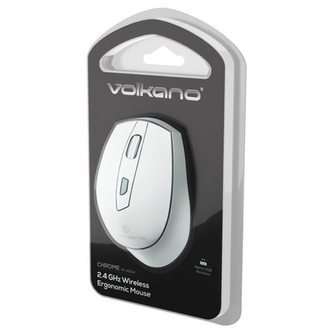 Volkano Chrome Series Wireless Mouse - Gray