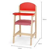 Viga Dolls High Chair (Feeding Chair) Red