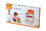 Viga Dolls High Chair (Feeding Chair) Red