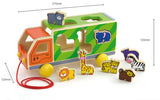 Viga - Pull Along Animal Shape Sorting Truck