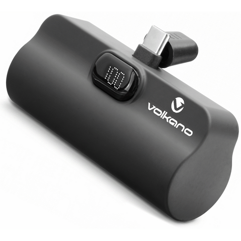 Volkano Relief Pro Power Bank – 5000mAh Type-C Direct Plug-In