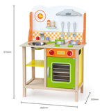 Viga Fantastic Wooden Toy Kitchen W/Accessories