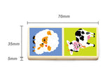 Viga Dominoes Farm Animals 28Pc