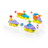 Polesie - Construction Building Set with Vehicles 54 Piece