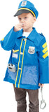 Policeman - Police Officer Costume Set With Accessories - Deluxe - Light Blue