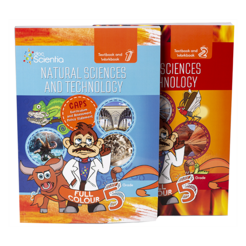 Bundle: Grade 5 Natural Sciences and Technology Book 1 and 2 Full Colour