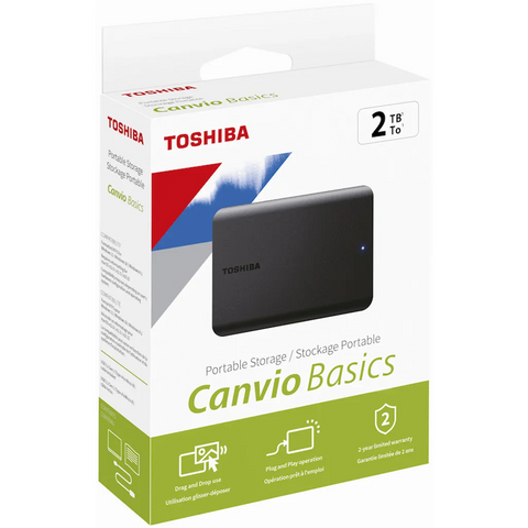 Toshiba Canvio Basics 2tb 2.5 inch USB 3.2 - Black