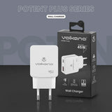 Volkano Potent Plus series 45W GaN Compact Dual USB and USB-C PD Wall Charger