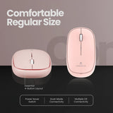 Volkano Coral series Bluetooth Wireless Mouse - Pink