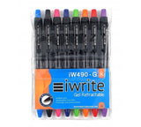IWRITE Gel Retractable Pens Blue