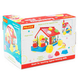 Polesie - Shape Sorting House Pull Along- with key