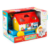 Polesie - Shape Sorting House Pull Along- with key