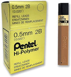 PENTEL Hi-Polymer Refill Leads 12 Per Tube 100C 0.5mm