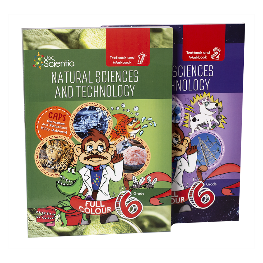 Bundle: Grade 6 Natural Sciences and Technology Book 1 and 2 Full Colo ...