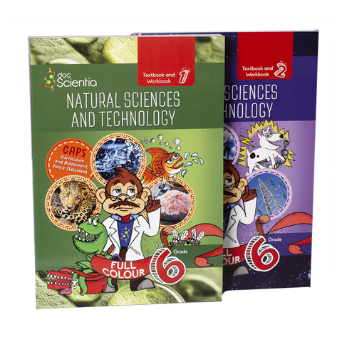 Bundle: Grade 6 Natural Sciences and Technology Book 1 and 2 Full Colour